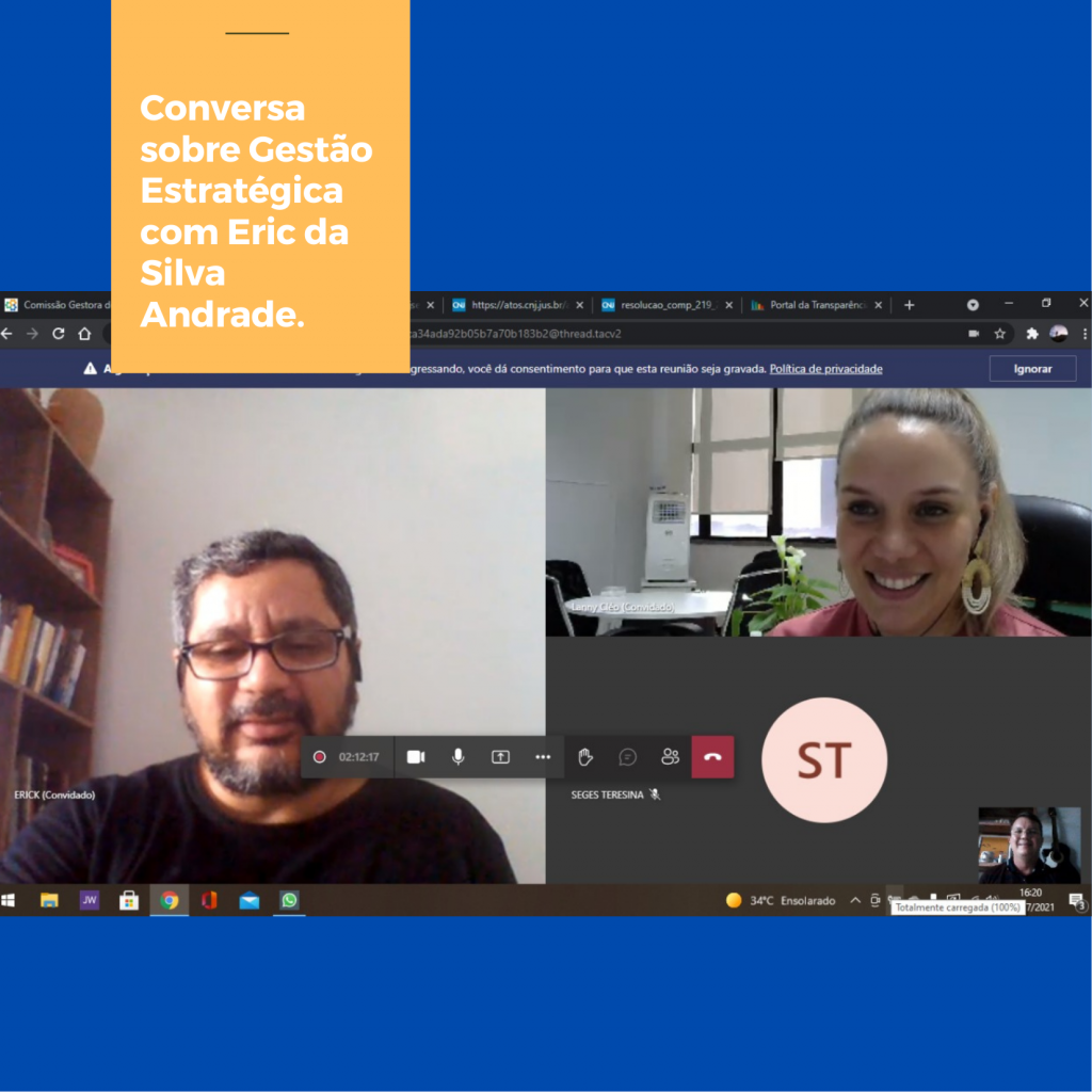 Conversa sobre Gestão Estratégica com Eric da Silva Andrade